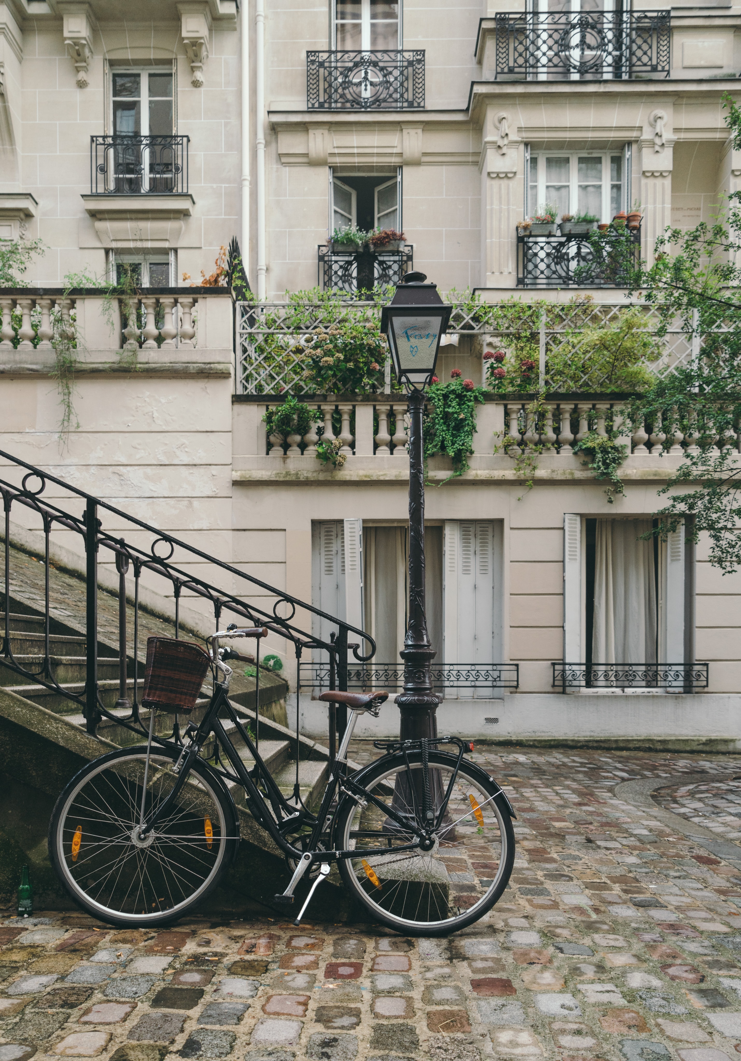 City Bike and Stair, Paris