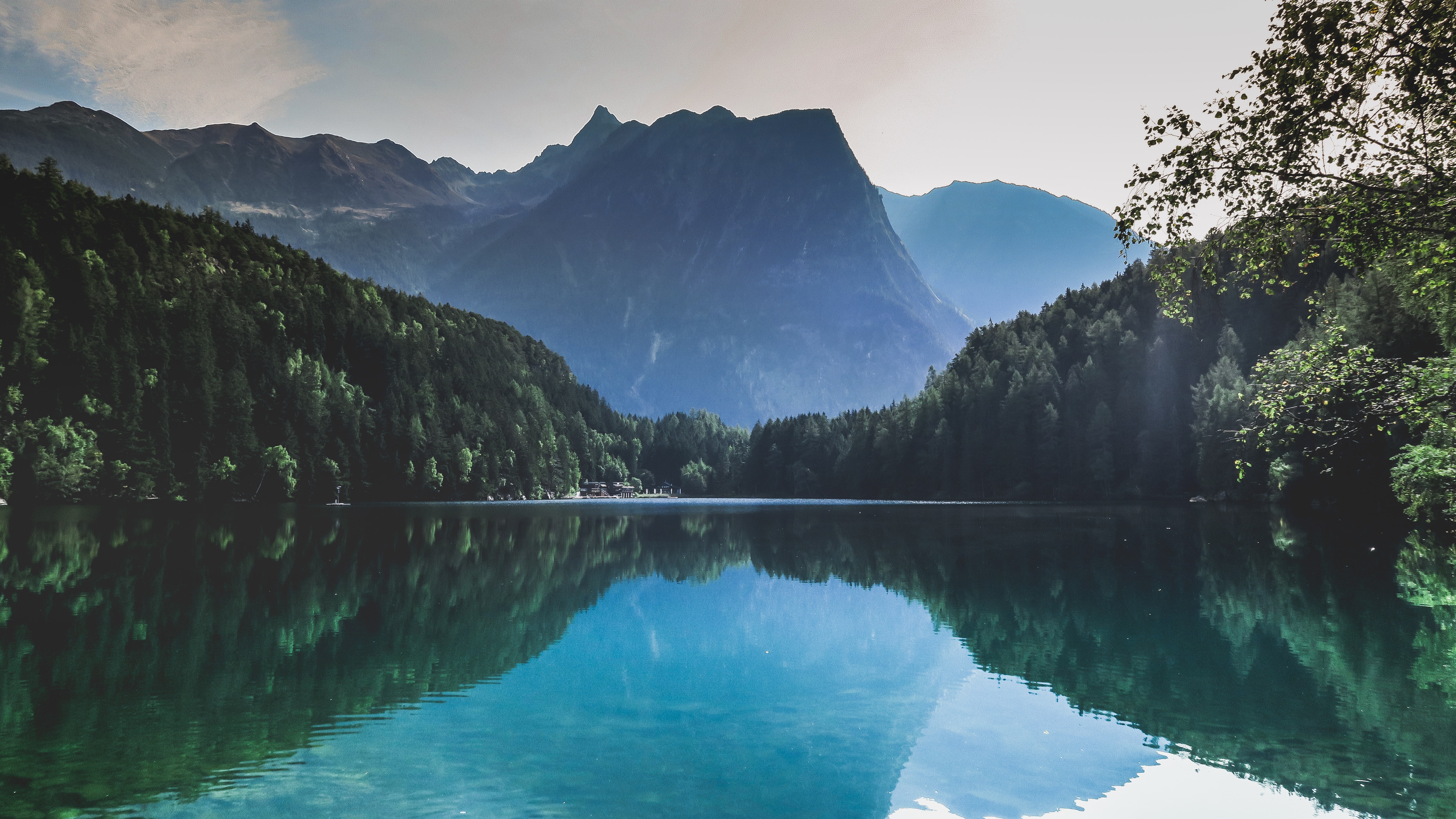 Mountain and Lake